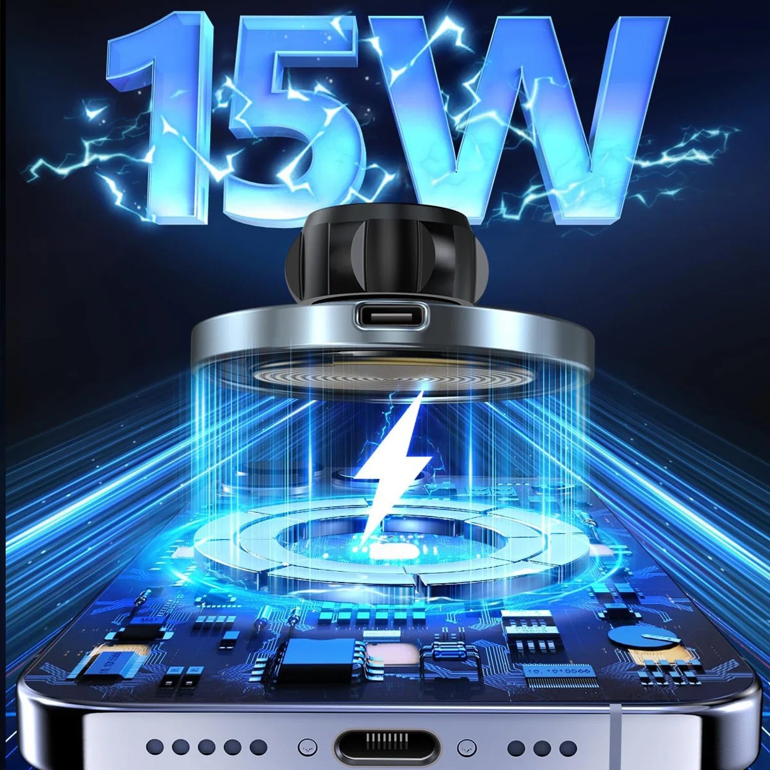 SnapDrive Magnetic Wireless Car Charger